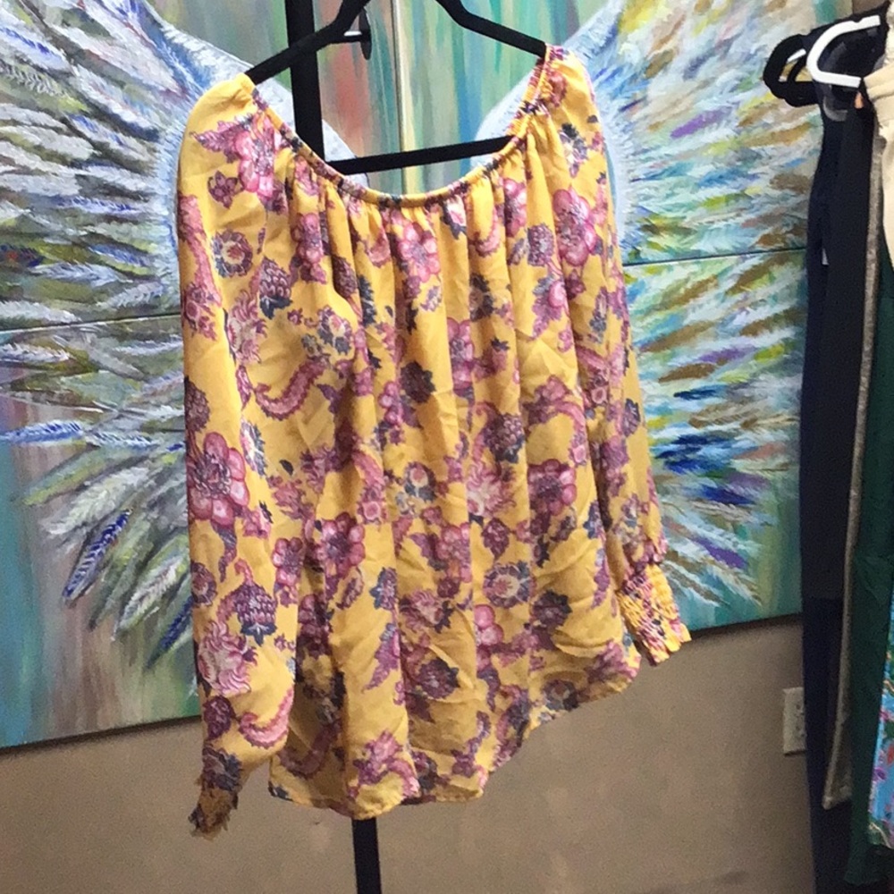 S Flowered Top